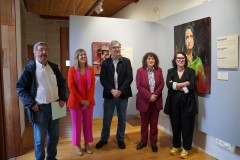 Inauguración exposición "Tras a pegada das musas"